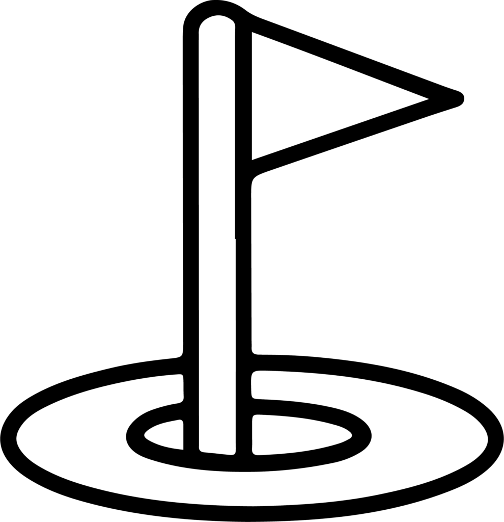 golf flag icon